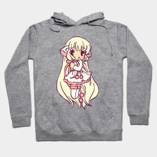 I draw pink pastel chibi chii / chobits elda chi motosuwa Hoodie